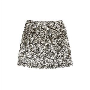 Animal Print Mini Skirt